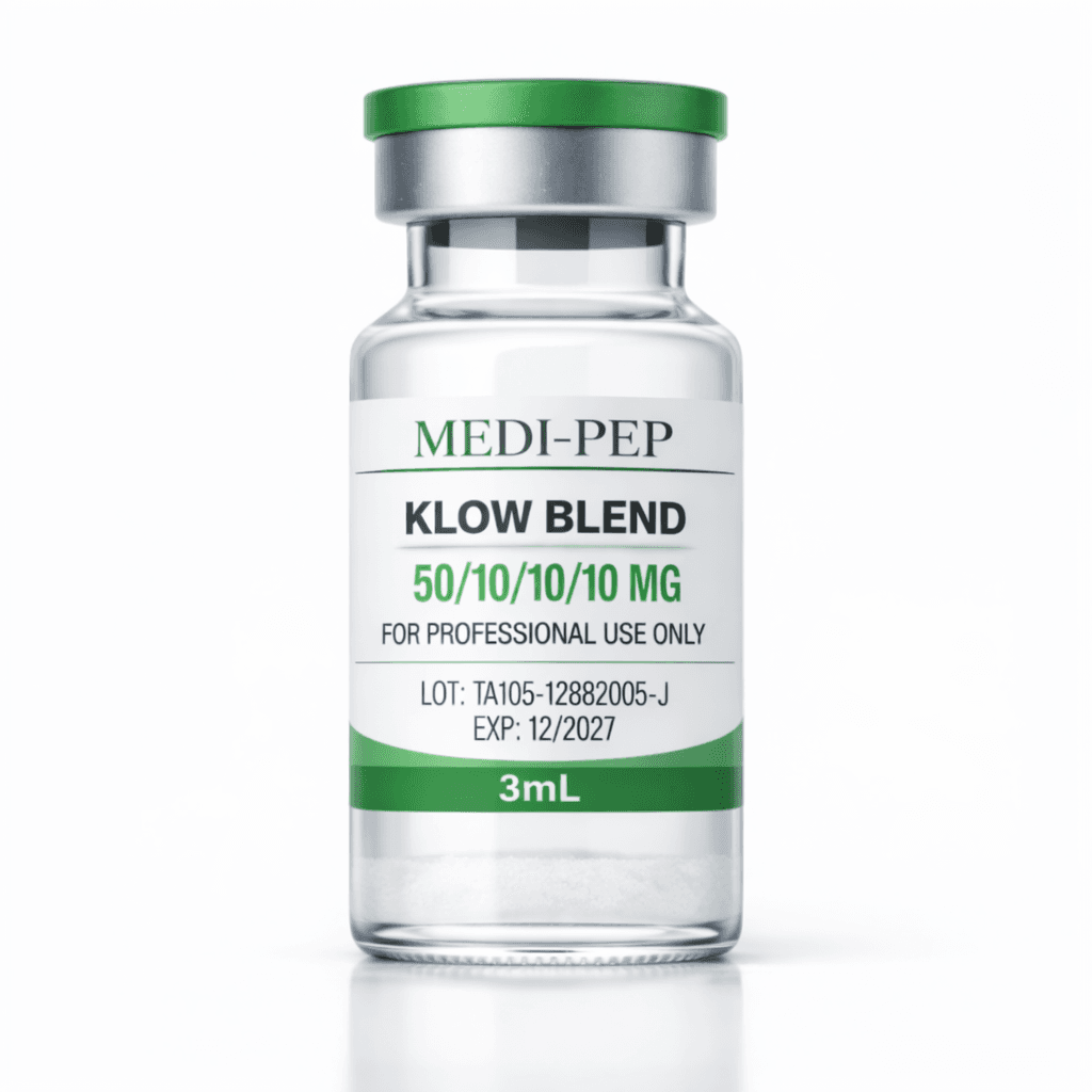 Klow Blend:GHK-Cu (50 mg) / BPC-157 (10mg) / TB-500 (10 mg) / KPV (10 mg)