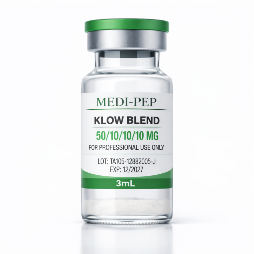 Klow Blend:GHK-Cu (50 mg) / BPC-157 (10mg) / TB-500 (10 mg) / KPV (10 mg)